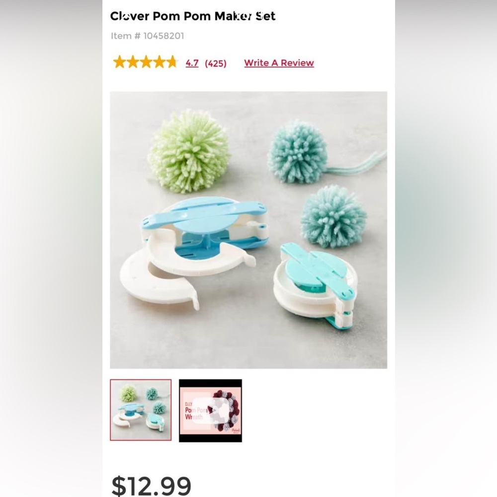 Pom Pom maker for crafts